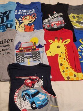 The Children's Place Bunde of 11 Short Sleeve Grapic T-shirts Toddler Boys 2T